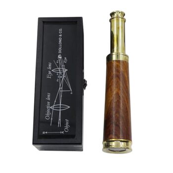12 Inch Dollond And Co. Brass And Wood Telescope, 9 of 9