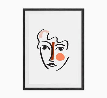 Abstract Face 01 Art Print, 2 of 3