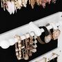 LED Jewellery Cabinet Lockable Storage Mirror, thumbnail 7 of 9