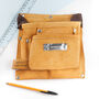 Personalised Tan Leather Tool Belt Six Pockets, thumbnail 2 of 2