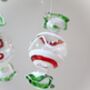 Set Of Four Glass Sweetie Hanging Decorations, thumbnail 4 of 5