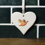 Pheasant Ceramic Heart, thumbnail 1 of 7