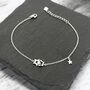 21st Birthday Sterling Silver Star Bracelet, thumbnail 3 of 4