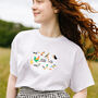 Always Peckish Embroidered T Shirt, thumbnail 1 of 4