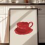 Coffee Snob Kitchen Print, thumbnail 1 of 3