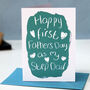 First Father's Day As My Step Dad Card, thumbnail 1 of 8