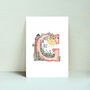 Glastonbury Festival G Letter Print, thumbnail 4 of 6