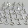 Initial Letter Personalised Charm Silver Necklace, thumbnail 3 of 8