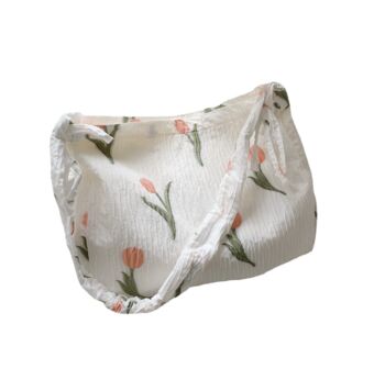 Tulip Ruched Shoulder Bag, 5 of 7