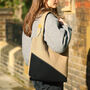 Colour Block Shoulder Shopper Tote Bag, thumbnail 5 of 10