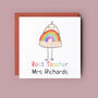 Best Teacher Personaslied Thank You Card, thumbnail 1 of 4