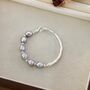 Soraya Ivory Silver Jumbo Pearl Charm Bracelet, thumbnail 5 of 5