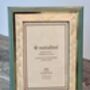 Natalini Cyan And Gold Photo Frame, thumbnail 2 of 4