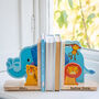 Personalised Jungle Animal Bookends, thumbnail 1 of 3