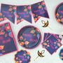 Happy Diwali Serving Trays 3pk Purple And Pink, thumbnail 3 of 3