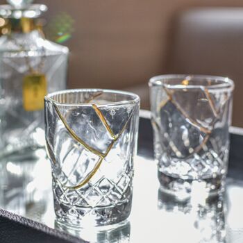 Kintsugi Glass And Fine Gold Tumbler, 2 of 4