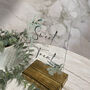 Botanical Personalised Love Is Sweet Wedding Party Sign Clear, thumbnail 5 of 6