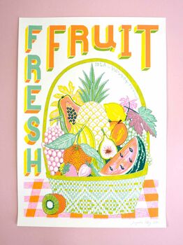 A2 'Fresh Fruits' Silk Screen Print, 2 of 7