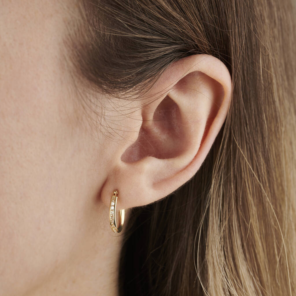 Slim huggie earrings Clearance