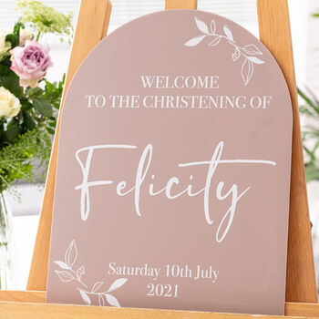 Personalised Arch Party Sign, 2 of 3
