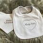 Personalised Embroidered Baby Bib, thumbnail 7 of 7