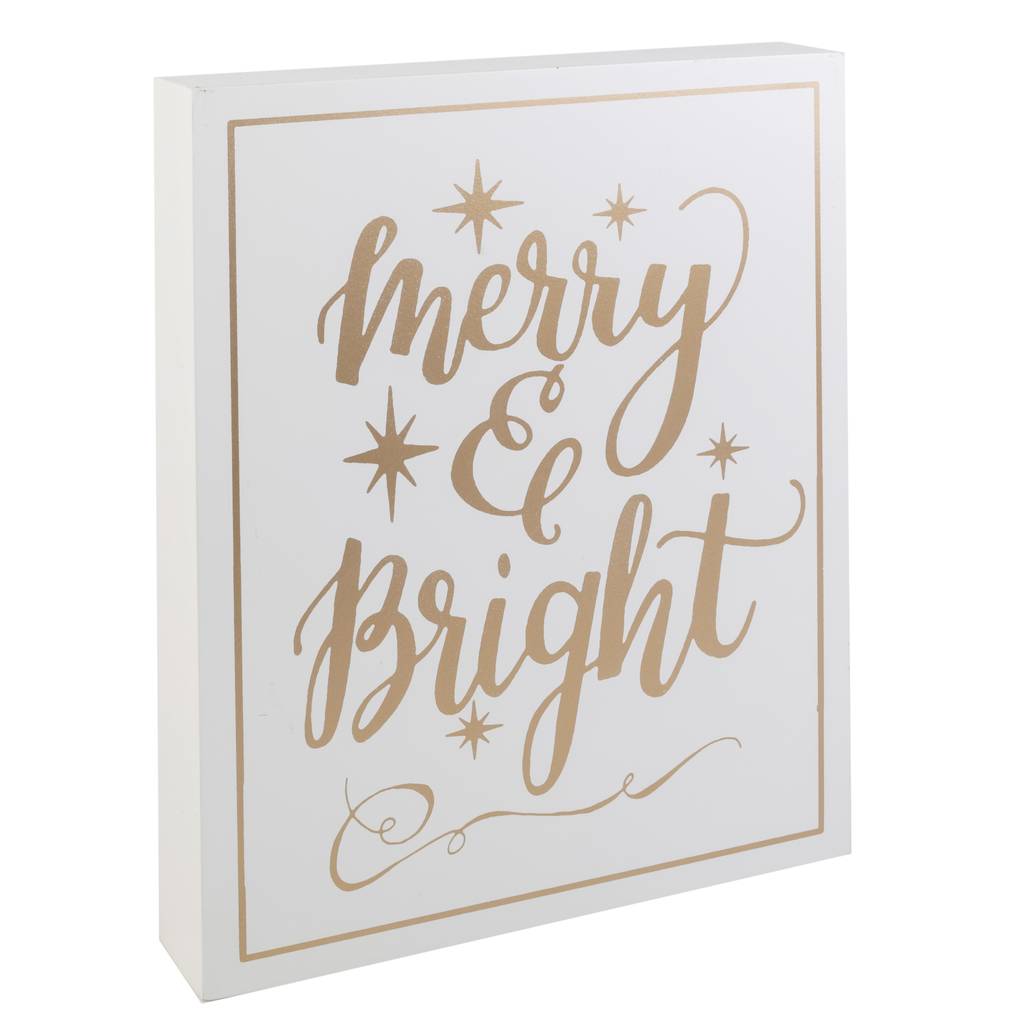 christmas sign by the christmas home | notonthehighstreet.com