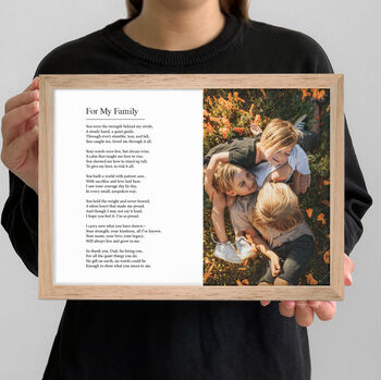 Personalised Photo Poem Girlfriend Art Print, 8 of 10