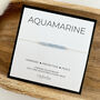 Aquamarine Silk Bracelet March Birthstone Jewellery, thumbnail 1 of 5