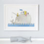 Personalised Children's Whale Illustration Print, thumbnail 8 of 12