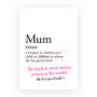 Personalised Mum Dictionary Print, thumbnail 6 of 6