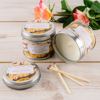 Indian Summer Citrus Scented Candle, 2 of 2