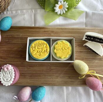 Personalised Easter Twin Chocolate Coated Oreo Gift, 4 of 9