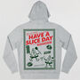 Have A Slice Day Men's Back Print Pizza Hoodie, thumbnail 3 of 3