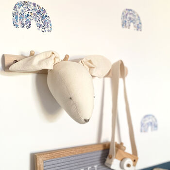 Liberty Fabric Rainbow Wall Stickers, 7 of 8
