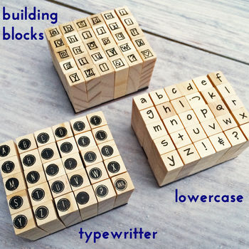 Miniature Alphabet Stamps Set, 8 of 9