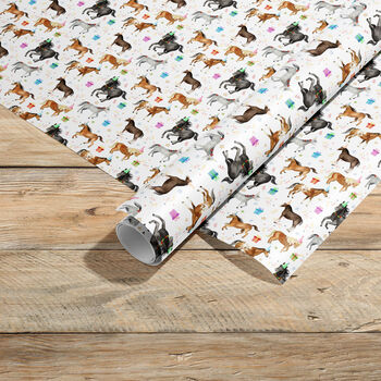 Horse And Pony Gift Wrapping Paper Roll Or Folded, 2 of 2