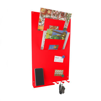 Three In One Magnetic Memo Board Letter And Key Holder, 2 of 2