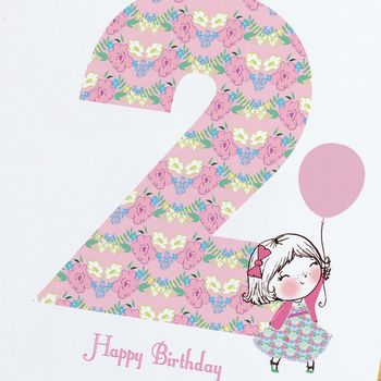 2nd Birthday Card By Rosie & Radish | notonthehighstreet.com