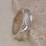 Silver Wave Design Ring, thumbnail 2 of 4