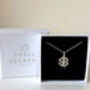 Four Leaf Clover Sterling Silver Necklace, thumbnail 7 of 7