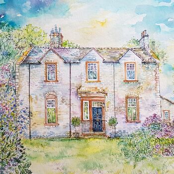 Personalised House Portrait Painting, 8 of 12