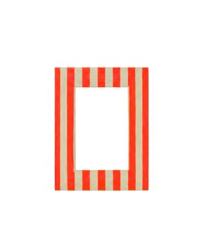 Upcycled Hand Painted Stripe Eco Wooden Photo Frame, 9 of 12