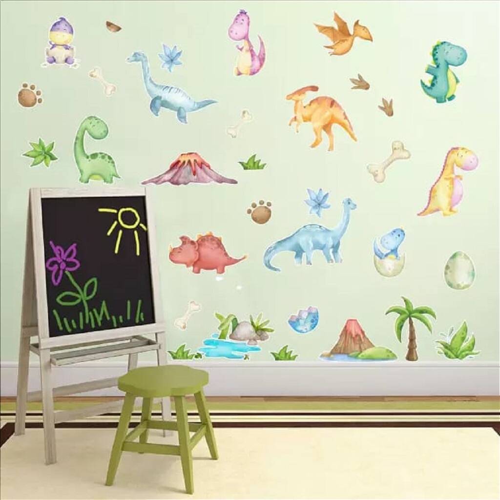 Dinosaur Wall Stickers / Wall Decal By Little London Co Gifts