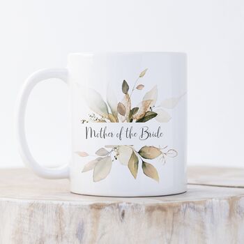 Floral Bridal Party Personalised Mugs, 4 of 6