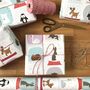 Snowglobe Animals Christmas Wrapping Paper, thumbnail 11 of 12
