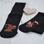 Personalised Nuts About You Squirrel Socks, thumbnail 2 of 5