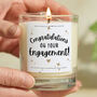 Congratulations On Your Engagement Scented Candle Gift, thumbnail 1 of 9