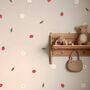 Strawberry Blossom Flower Fabric Wall Stickers, thumbnail 1 of 6