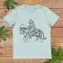 Bear And Tiger Men's T Shirt, thumbnail 4 of 4