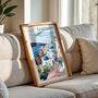 Santorini Tavel Inspired Poster, thumbnail 5 of 9